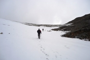 Snowfield Kaliheni pass