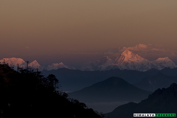 Everest range from Phoktey Dara