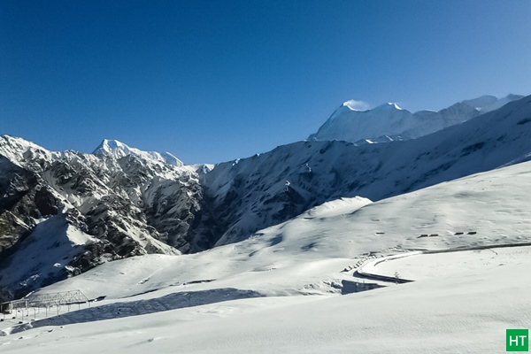 ali bedni bugyal trek in winter