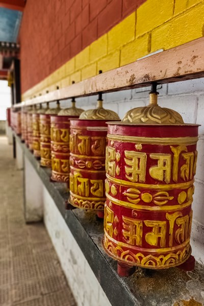 prayer-wheels-at-chitrey-monastery