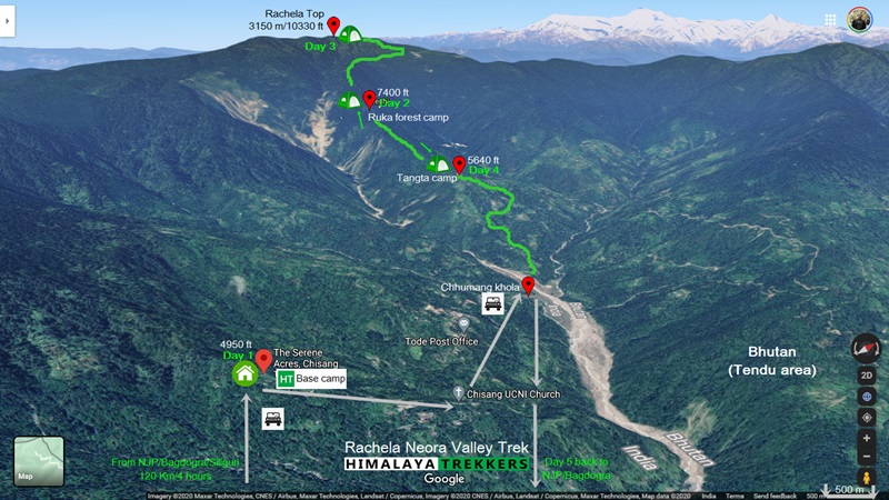 Neora-Valley-Rachela-Pass-Trail-Map