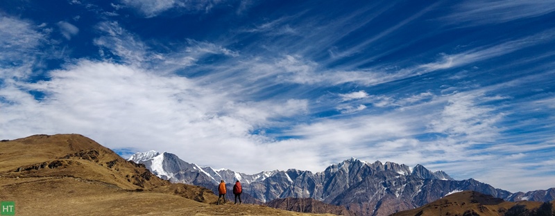 ali bedni bugyal trek in winter